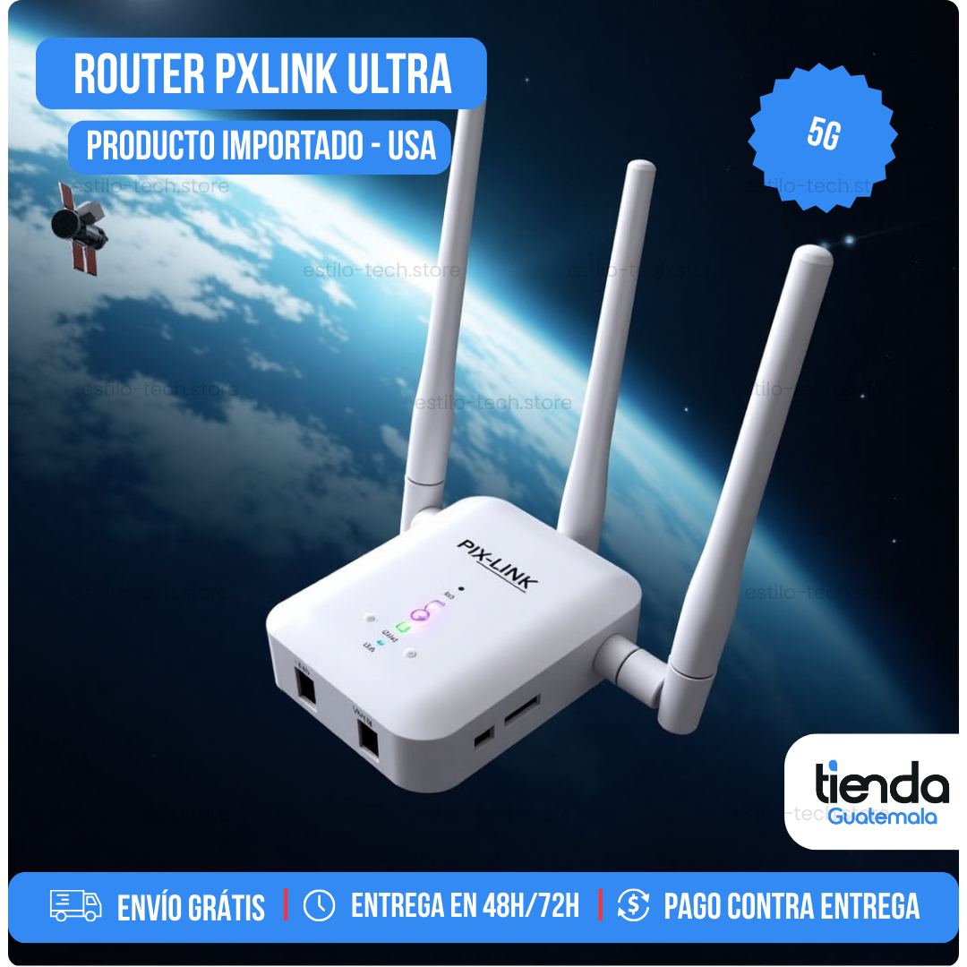 ROUTER STAR PXLINK TT ULTRA WIFI 5G - SIN MENSUALIDADES - [PRODUCTO IMPORTADO U.S.A]