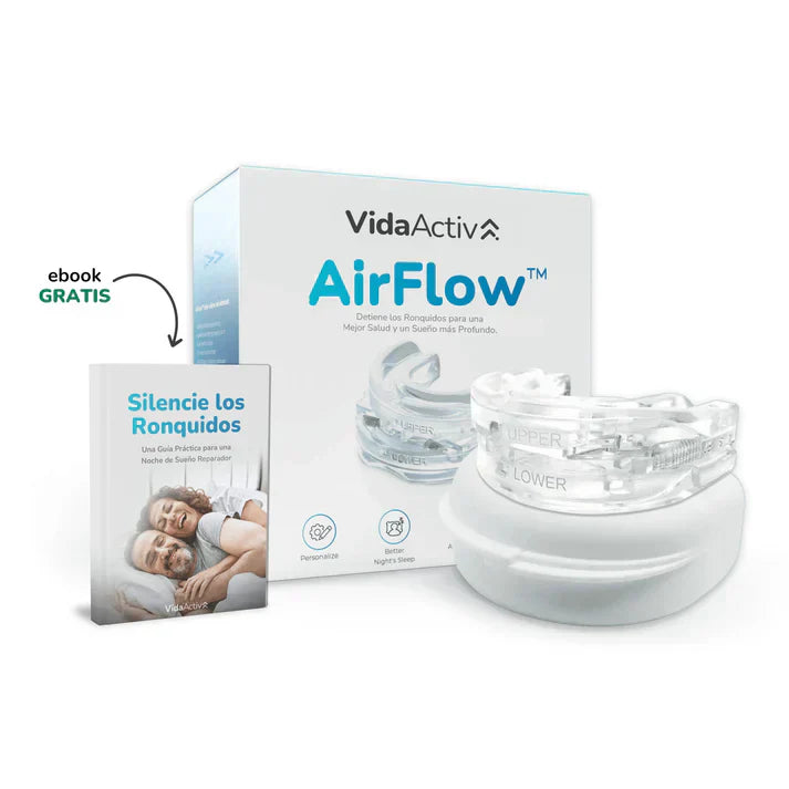 ⚡️50% DE DESCUENTO⚡️ AirFlow Quiet™ ¡Deja de roncar HOY! + REGALO GRATIS