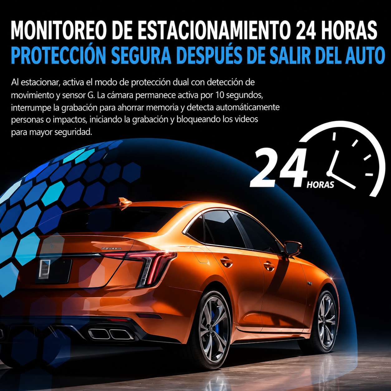 Espejo retrovisor 4 en 1 Pantalla Táctil